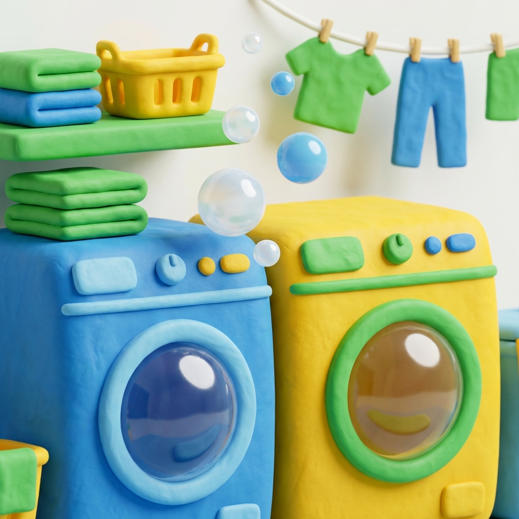 Sardi Service Laundry Illustration